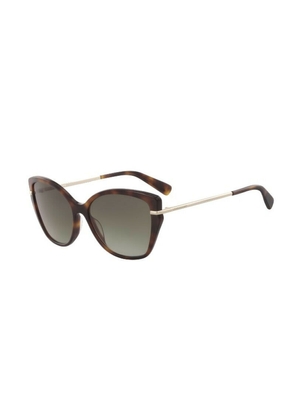 Longchamp Brown Gradient Butterfly Ladies Sunglasses LO627S 214 57