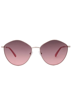 Calvin Klein Pink Gradient Oval Ladies Sunglasses CKJ22202S 717 61