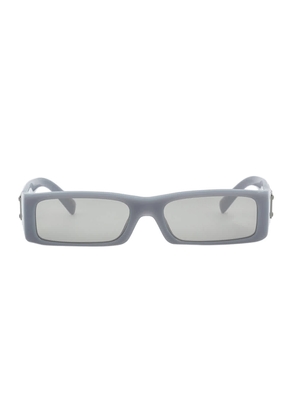 Dolce and Gabbana Light Grey Mirror Silver Rectangular Mens Sunglasses DG4444 30906G 55
