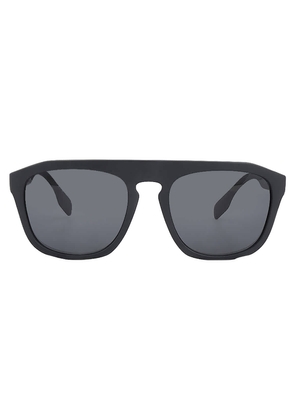 Burberry Wren Dark Grey Browline Mens Sunglasses BE4396U 346487 57