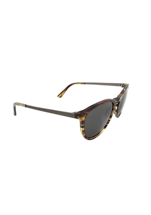 Lacoste Green Round Unisex Sunglasses L708S 210 50