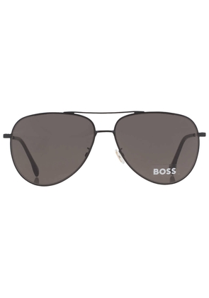 Hugo Boss Grey Pilot Mens Sunglasses BOSS 1219/F/SK 0I46/IR 63