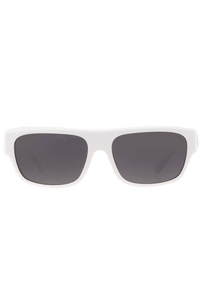 Dolce and Gabbana Dark Grey Pilot Mens Sunglasses DG4455 331287 57