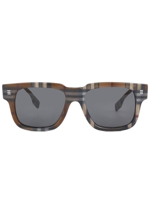 Burberry Dark Gray Square Mens Sunglasses 0BE439439668754