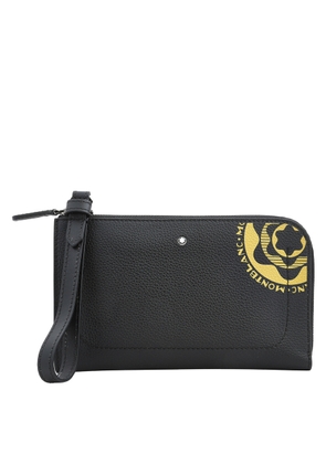 Montblanc Meisterstuck Soft Grain Small Pouch In Black