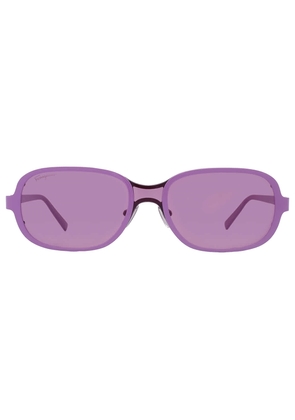 Salvatore Ferragamo Lilac Oval Unisex Sunglasses SF289S 532 54