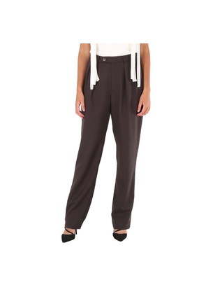Roseanna Ladies Dark Chocolate Taylor Trousers, Brand Size 40 (US Size 6)