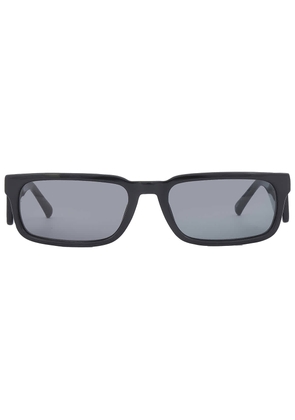 Marcelo Burlon X Linda Farrow Grey Rectangular Unisex Sunglasses MB5C1SUN