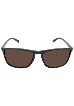 Calvin Klein Brown Rectangular Mens Sunglasses CK20524S 410 57