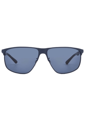 Emporio Armani Dark Blue Rectangular Mens Sunglasses EA2094 301880 60