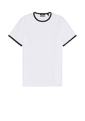 Theory Cilian T-shirt in White & Black - White. Size XL (also in ).