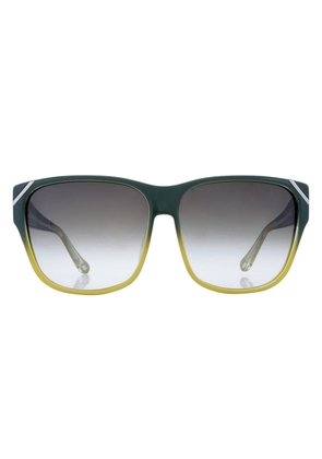 Yohji Yamamoto X Linda Farrow Grey Cat Eye Unisex Sunglasses YY18 CLAW C3