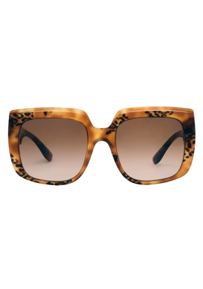 Dolce and Gabbana Brown Gradient Sport Ladies Sunglasses DG4414 338013 54