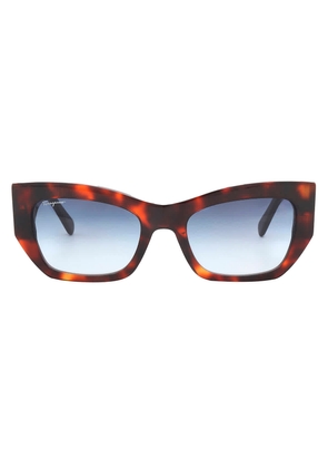 Salvatore Ferragamo Blue Gradient Cat Eye Ladies Sunglasses SF1059S 640 54