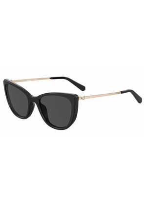 Moschino Grey Cat Eye Ladies Sunglasses MOL036/S 0807/IR 54