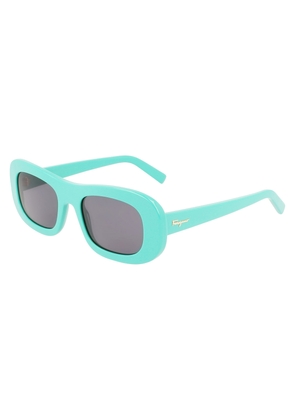 Salvatore Ferragamo Grey Rectangular Ladies Sunglasses SF1046S 300 51