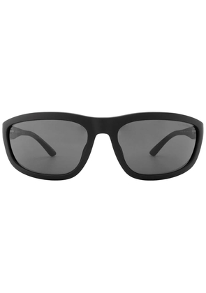 Emporio Armani Dark Gray Wrap Mens Sunglasses EA4183U 500187 64