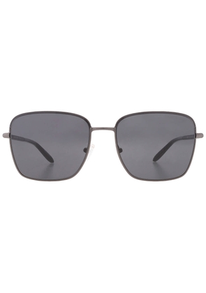 Michael Kors Burlington Grey Square Mens Sunglasses MK1123 100287 57