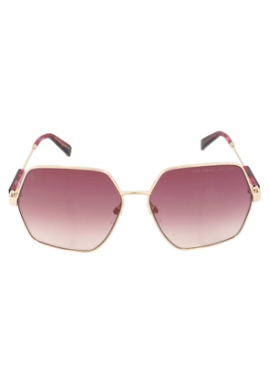Marc Jacobs Burgundy Shaded Geometric Ladies Sunglasses MARC 575/S 0J5/3XG 59