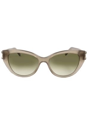 Salvatore Ferragamo Grey Cat Eye Ladies Sunglasses SF969S 294 54