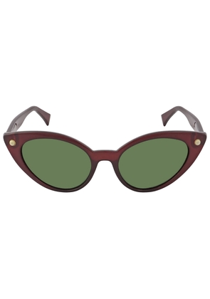 Lanvin Green Cat Eye Ladies Sunglasses LNV603S 603 53