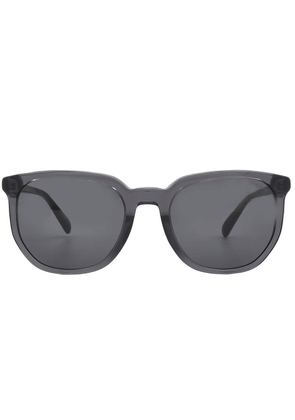 Coach Grey Geometric Mens Sunglasses HC8384U 579387 55