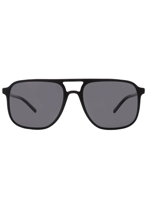 Dolce and Gabbana Dark Grey Navigator Mens Sunglasses DG4423 501/81 58