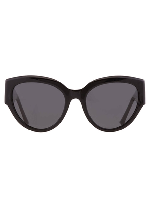 Bvlgari Dark Grey Cat Eye Ladies Sunglasses BV8258 552987 55