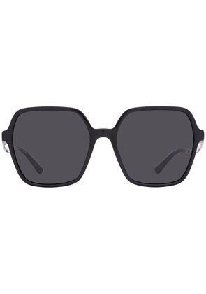 Bvlgari Dark Gray Irregular Ladies Sunglasses BV8252 501/87 56