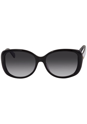 Kate Spade Dark Grey Gradient Rectangular Ladies Sunglasses AMBERLYN/F/S 0807/9O 57