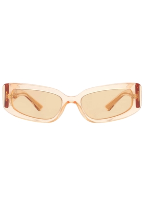 Dolce and Gabbana Light Orange Cat Eye Ladies Sunglasses DG4445 3046/7 54