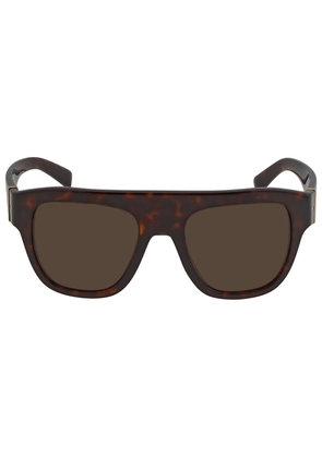Dolce And Gabbana Dark Brown Square Ladies Sunglasses DG4398 502/73 54