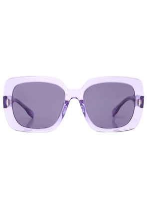 Tory Burch Violet Square Ladies Sunglasses TY7193U 18851A 56