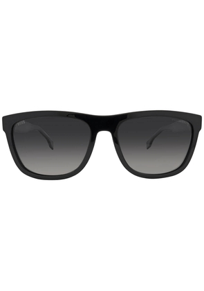 Hugo Boss Polairzed Grey Gradient Square Mens Sunglasses BOSS 1439/S 0807/WJ 58