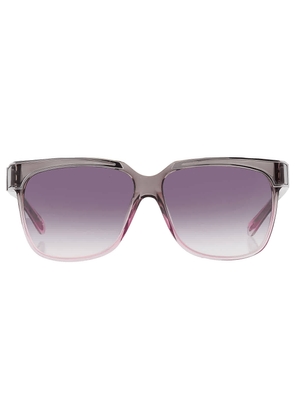 Yohji Yamamoto X Linda Farrow Grey Gradient Square Unisex Sunglasses YY16 THORN C4
