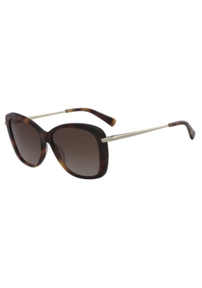 Longchamp Brown Gradient Butterfly Ladies Sunglasses LO616S 725 56