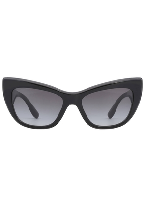 Dolce and Gabbana Grey Gradient Cat Eye Ladies Sunglasses DG4417 32468G 54