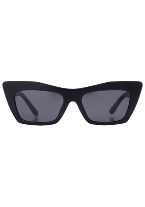 Dolce and Gabbana Dark Grey Cat Eye Ladies Sunglasses DG4435 501/87 53