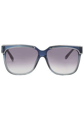 Yohji Yamamoto X Linda Farrow Grey Gradient Square Unisex Sunglasses YY16 THORN C3