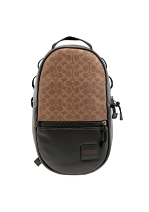 Coach Signature Canvas With Coach Patch Pacer Backpack