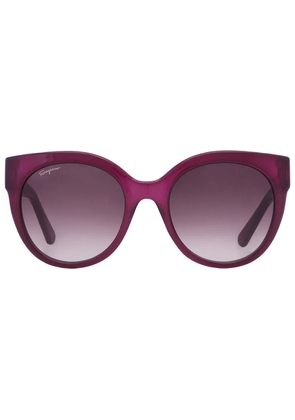 Salvatore Ferragamo Purple Gradient Cat Eye Ladies Sunglasses SF1031S 513 53