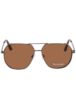 Skechers Brown Navigator Mens Sunglasses SE6150 08E 61