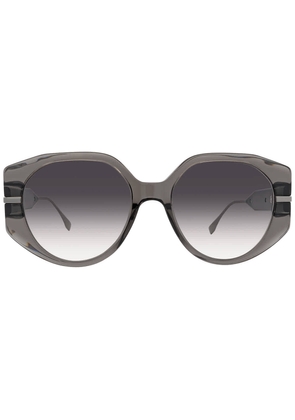 Fendi Gradient Smoke Butterfly Ladies Sunglasses FE40083U 20B 54
