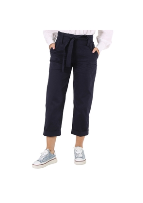 Markus Lupfer Blue Drill Trousers, Brand Size 8 (US Size 4)