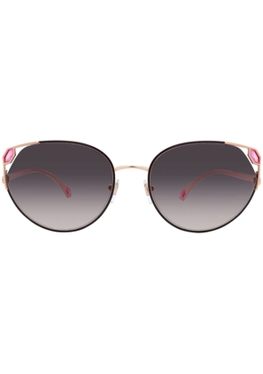 Bvlgari Grey Gradient Cat Eye Ladies Sunglasses BV6177 20238G 56