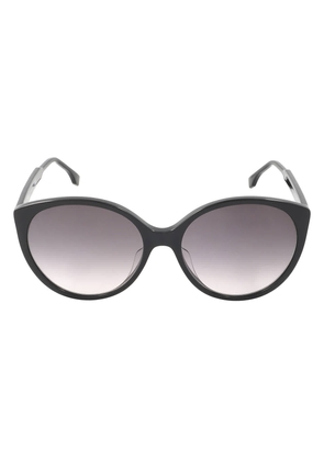 Fendi Gradient Smoke Cat Eye Ladies Sunglasses FE40029U 01B 59