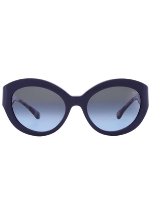 Michael Kors Brussels Grey Blue Gradient Cat Eye Ladies Sunglasses MK2204U 39488F 54
