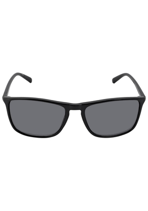 Calvin Klein Grey Rectangular Mens Sunglasses CK20524S 001 57