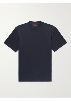 Loro Piana - Cotton-Jersey T-Shirt - Men - Blue - XS