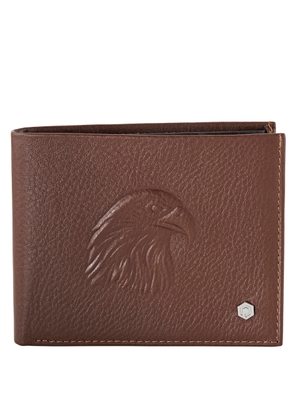 Picasso and Co Falcon Head Leather Wallet- Light Brown